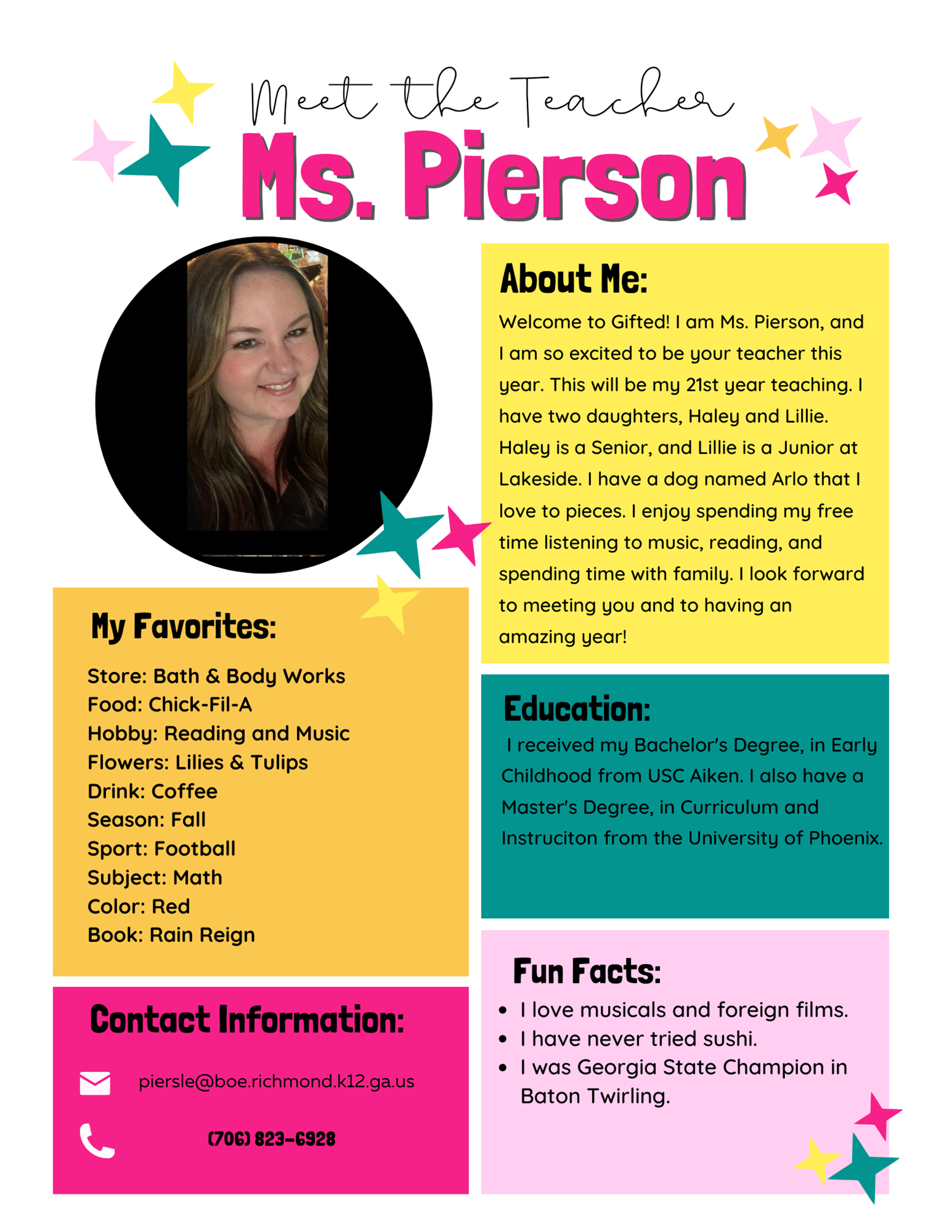 Ms. Pierson Ms. Pierson